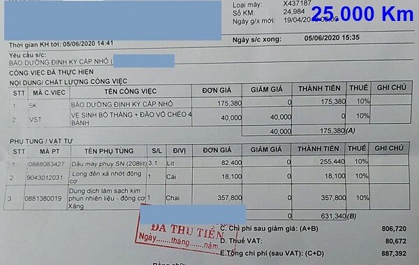 Bang-gia-bao-duong-xe-Vios-25000km